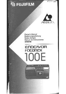 Fujifilm Fotonex 100 E manual. Camera Instructions.